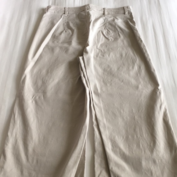 Everlane Beige Wide Leg Chinos, Size 8 - Picture 2 of 9